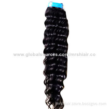 100% Human Hair Weave, 22-inch Brazilian Loose Curly Hair